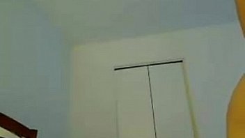 Webcam girl rides huge dildo and anal