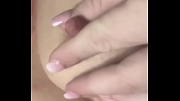 Hot blonde showing off her tits softcore