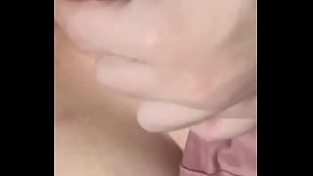 Hot blonde showing off her tits softcore