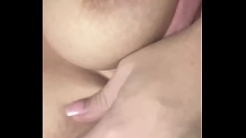 Hot blonde showing off her tits softcore