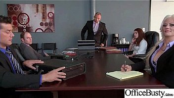 Office girl holly heart with big round melon tits like sex mov 25