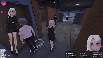 Leaving the coat on the top floor of an apartment building