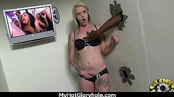 Black babe suck in a gloryhole 23