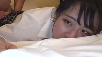 18 year old japanese brunette beauty slender amateur blowjob and creampie sex uncensored asian hentai