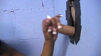 Black girl have surprise gloryhole 6