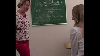 Liv student & teacher get spanked then liv masturbates