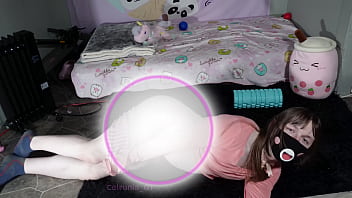 Foam Roller Femboy Massage Trailer Yeah This Blue Bumpy Spiky Foam Roller Is Into My Deep Tissue If You Know What I Mean thumbnail