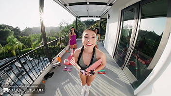 Vr sexy fit girls fuck hard outdoors in a crazy camping orgy Vr sexy fit girls fuck hard outdoors in a crazy camping orgy
