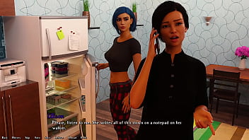 Being a dik #82 hot busty blue hair grunge girl gives me a juicy handjob in her room