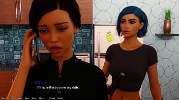 Being a dik #82 hot busty blue hair grunge girl gives me a juicy handjob in her room