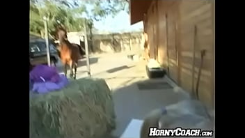 Sexy blonde bree having sexy fun time with coach who teaches her about riding