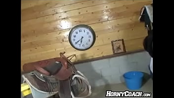 Sexy blonde bree having sexy fun time with coach who teaches her about riding