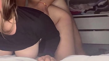 Husband Is Late At Work At Night Hot Wife Can't Wait Goes To Fuck The Neighbor Sexy Woman With Big Ass And Big Natural Tits thumbnail