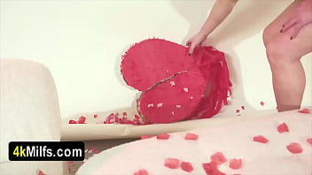 Beautiful busty stepma having a special suprrise for me