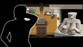 Cumming inside all the statues for a good ending a silent statue