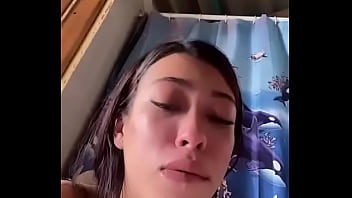 Puke eating practice for filthy latina teen