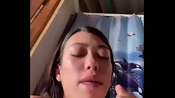 Puke eating practice for filthy latina teen