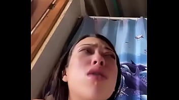 Puke eating practice for filthy latina teen