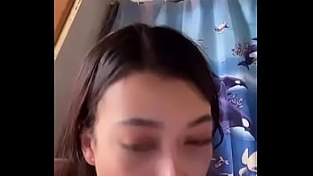 Puke eating practice for filthy latina teen