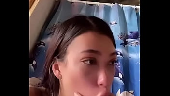 Puke eating practice for filthy latina teen