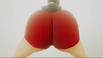 Street fighter sakura x juri booty shaking face twerking