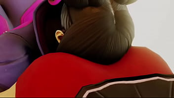 Street fighter sakura x juri booty shaking face twerking