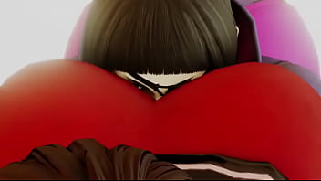 Street fighter sakura x juri booty shaking face twerking