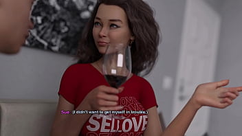 My bimbo dream #08 setpmom wears see through clothes at work