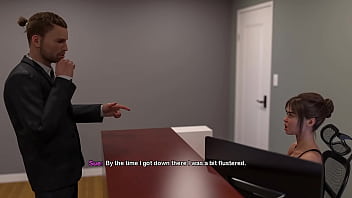 My bimbo dream #08 setpmom wears see through clothes at work