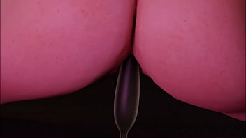 Game character hilda having fun with her pussy