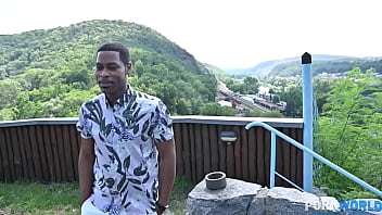 Blonde czech ariela donovan drilled deep in doggy with humongous black cock gp1500