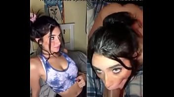 Cabritinha fazendo aquele boquete