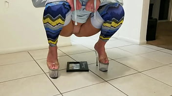 Her pretty pussy can pee anywhere on anything