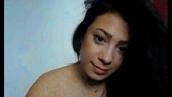 Big tit dark haired babe teases on cam