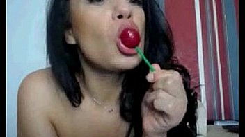 Big tit dark haired babe teases on cam