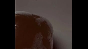 Monika fox foam games in the bathroom with a pink toy