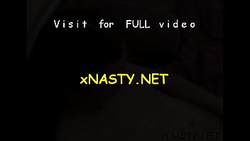 Blonde kat is masturbating on her fucker's