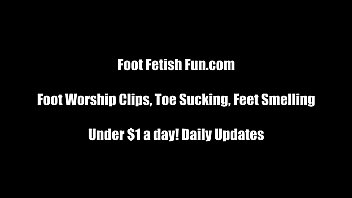 Foot worshiping and foot pov tube porn