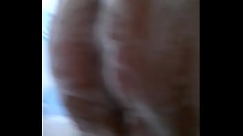 Horny anal virgin in shower teasing tight hole with tip