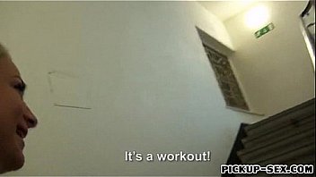 Amateur Blonde Eurobabe Anastasia Screwed For Some Money thumbnail