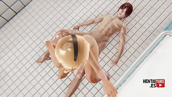 Webbed gwen’s shower seduction spiderverse hentai