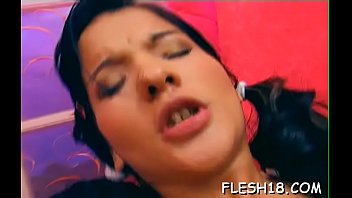 Voracious brunette gemini gets drilled through