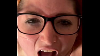 Big fat cock explodes facial cum shower tons of cum on big boobs