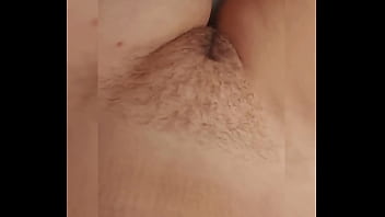 Having fun shaving with fathertime