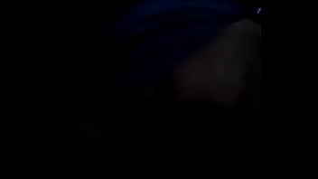 Rubbing her pussy in public toilet