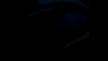 Rubbing her pussy in public toilet