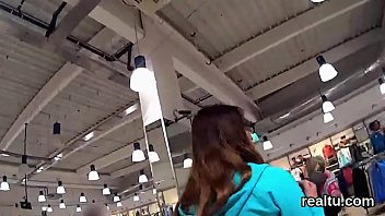 Gorgeous czech nympho was teased in the mall and penetrated in pov