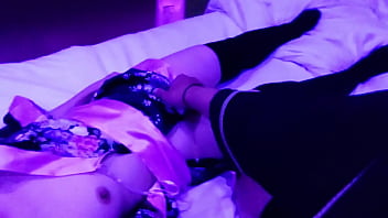 素人ハメ撮り 着物風のコスプレでセックス①セフレが手マンで絶頂