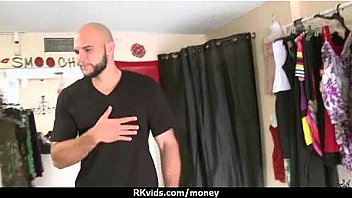 Sexy wild chick gets paid to fuck 9