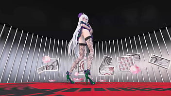 Yowane Haku Undress Dance Sexy Lingerie Hentai Stickysticky Song Mmd 3d Purple Clothes Clip thumbnail